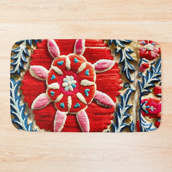 Item preview, 18th Century Suzani Fragment Print designed and sold by Vicky Brago-Mitchell®.