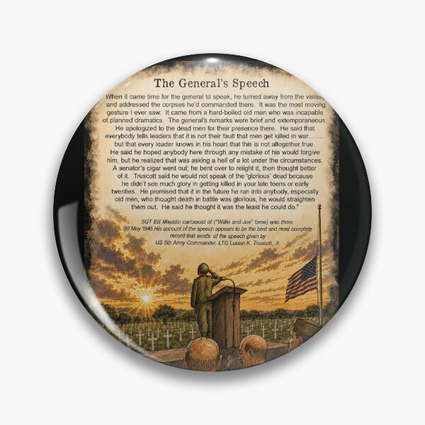 Item preview, The General's Speech designed and sold by Pictures With A Message.