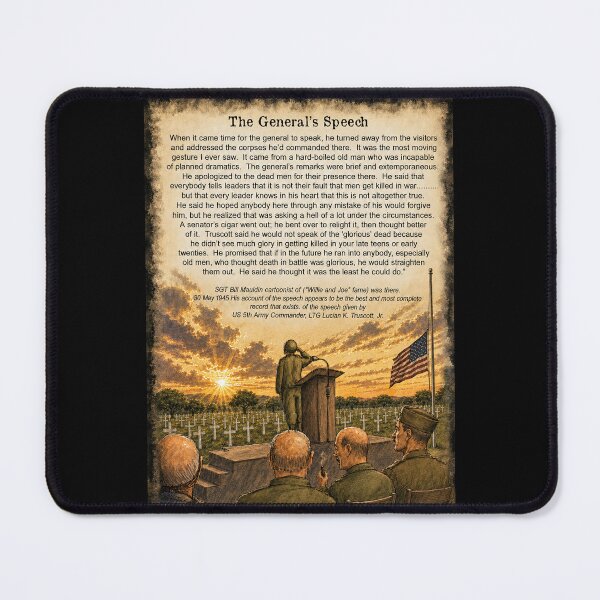 Item preview, The General's Speech designed and sold by Pictures With A Message.