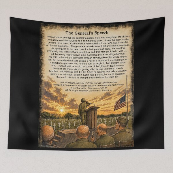 Item preview, The General's Speech designed and sold by Pictures With A Message.