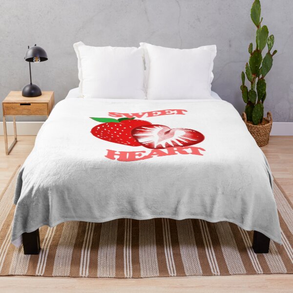 Item preview, Sweetheart Strawberry Retro Fruit Aesthetic Graphic designed and sold by SunnyDayApparel.