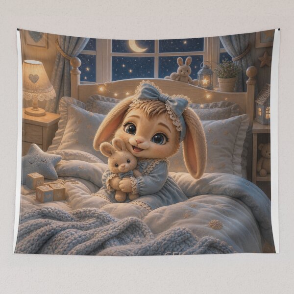 Item preview, ​Sweet Cuddly Bunny and Magical Stars designed and sold by Studios GEK.