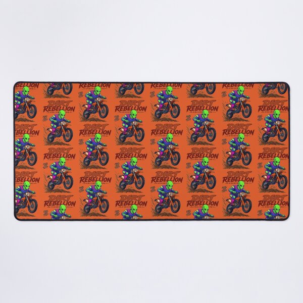 Item preview, Alien Dirt Rebellion Motocross Enduro Rider designed and sold by IvoryArtDesign.