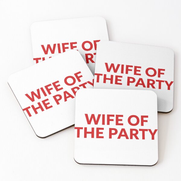 Item preview, Wife Of The Party Bold Retro Quote Design designed and sold by jeremjosh.