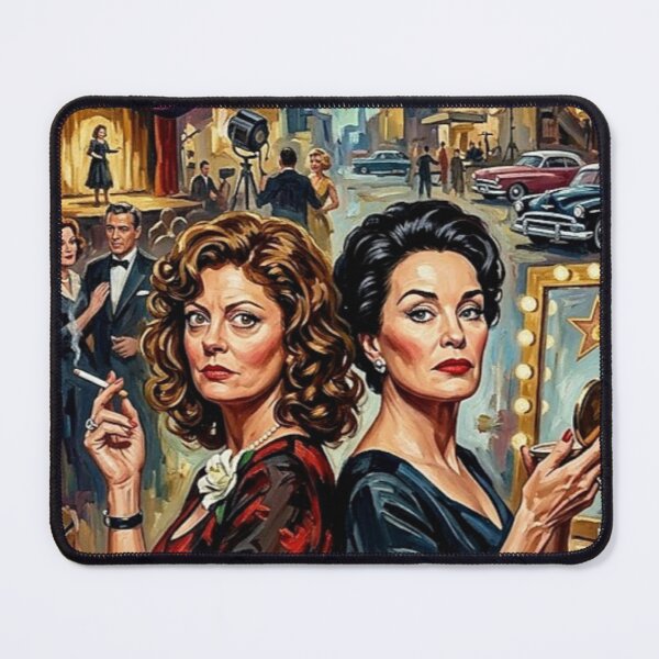 Item preview, Hollywood Rivalry – Feud Bette and Joan Fine Art Print designed and sold by Art's Diner.