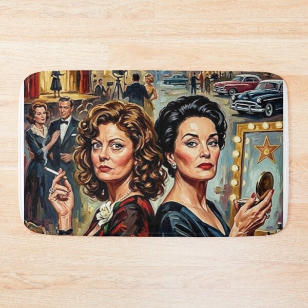 Item preview, Hollywood Rivalry – Feud Bette and Joan Fine Art Print designed and sold by Art's Diner.