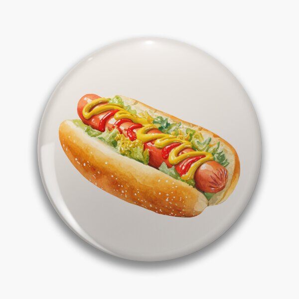 Item preview, All Dressed Hot Dog designed and sold by Violet Peonies.