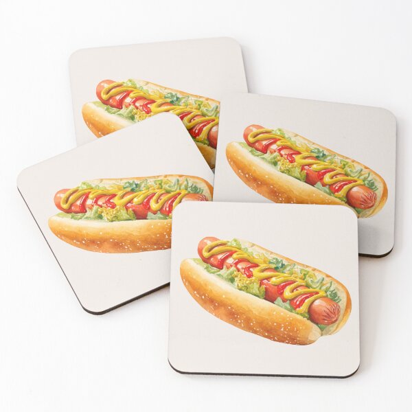 Item preview, All Dressed Hot Dog designed and sold by Violet Peonies.