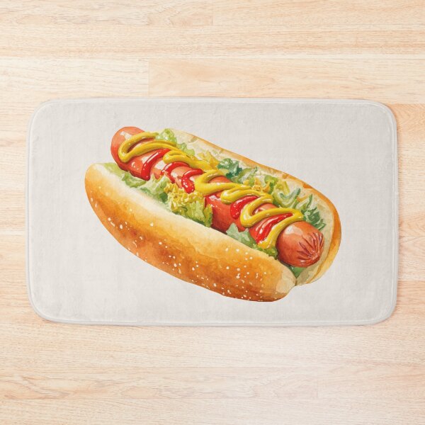 Item preview, All Dressed Hot Dog designed and sold by Violet Peonies.