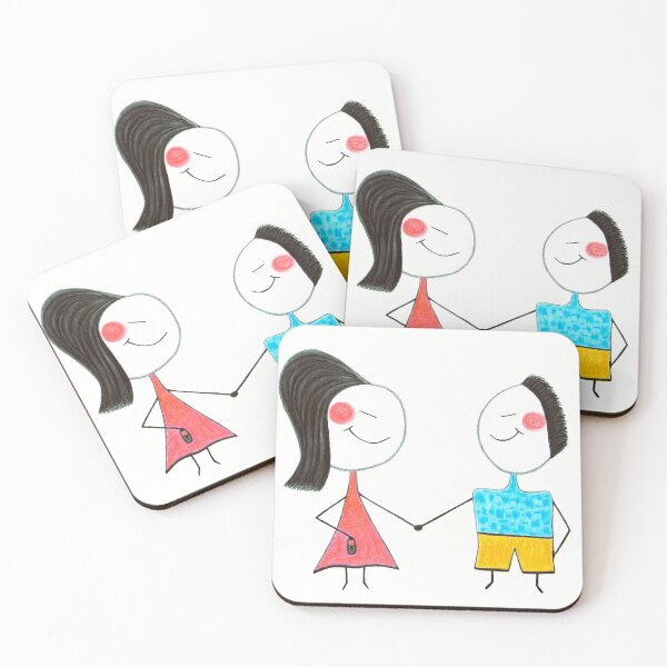 Item preview, Girl And Boy Holding Hands designed and sold by Ameljor Designs.