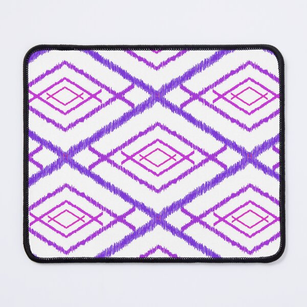 Item preview, Purple Ikat Geometric Seamless Pattern with Tribal Diamond Ornament Background designed and sold by Ei-Ei.