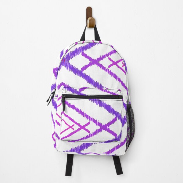 Item preview, Purple Ikat Geometric Seamless Pattern with Tribal Diamond Ornament Background designed and sold by Ei-Ei.