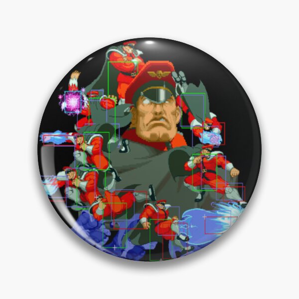 Item preview, m bison hitbox data collage designed and sold by Cent75.