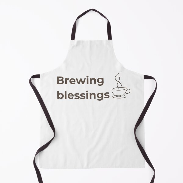 Item preview, Brewing Blessings - Positive Coffee Quote designed and sold by Identity Studio.