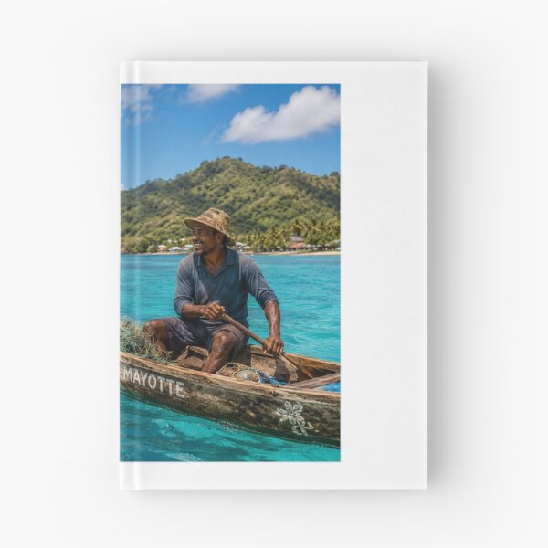 Item preview, A dolphin playing with a fisherman in a turquoise sea in Mayotte designed and sold by FoxinhoSoumaila.