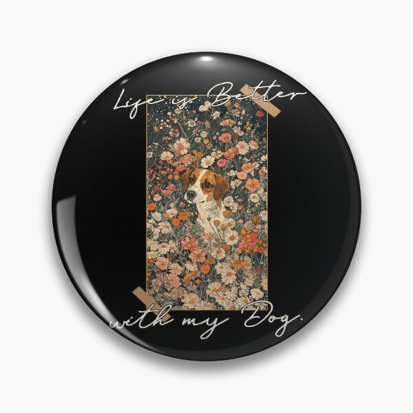 Item preview, Funny American Foxhound Life is Better Floral Cottagecore Mom Dad Kids designed and sold by rafaeltto.