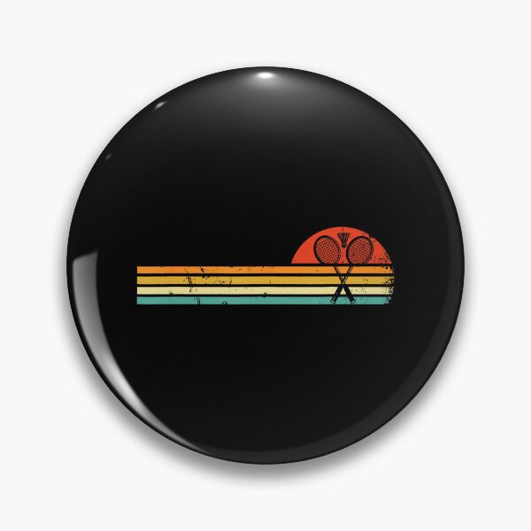 Item preview, Retro Badminton Sunset with Vintage Sports Vibes designed and sold by allistermariam.
