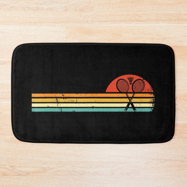Item preview, Retro Badminton Sunset with Vintage Sports Vibes designed and sold by allistermariam.