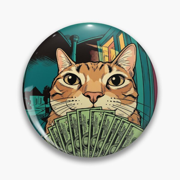 Item preview, Funny Rich Cat Holding Money Doorbell Camera Motion Notification designed and sold by Vermanartist.