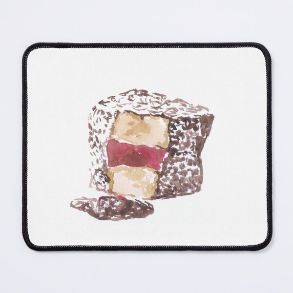 Item preview, Lamington - Aussie Dessert Watercolour designed and sold by Ooshimooshi.