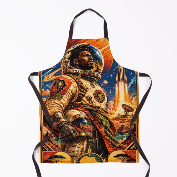 Item preview, Retro African Space Explorer designed and sold by Bossygraphicske.