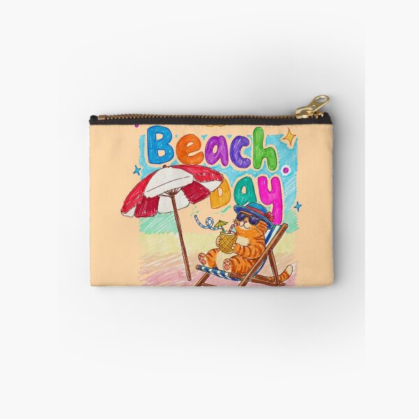 Item preview, Chilling Tabby: Beach Day Vibes designed and sold by BLUESKY11a.