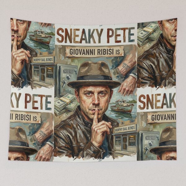 Item preview, The Long Con – Sneaky Pete Fine Art Print designed and sold by Art's Diner.