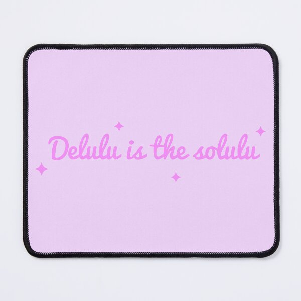 Item preview, Delulu is the Solulu — Pink Sparkle Funny Quote Sticker | Gen Z Humor, Manifestation Gift designed and sold by ArtofDari.