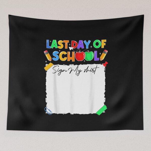 Item preview, Colorful School Autograph Memory Classic T-Shirt designed and sold by MichaelAdamArt.