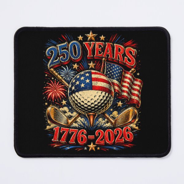 Item preview, USA Anniversary 250 Years America Patriotic 4th July Golf designed and sold by schoolofbullies.