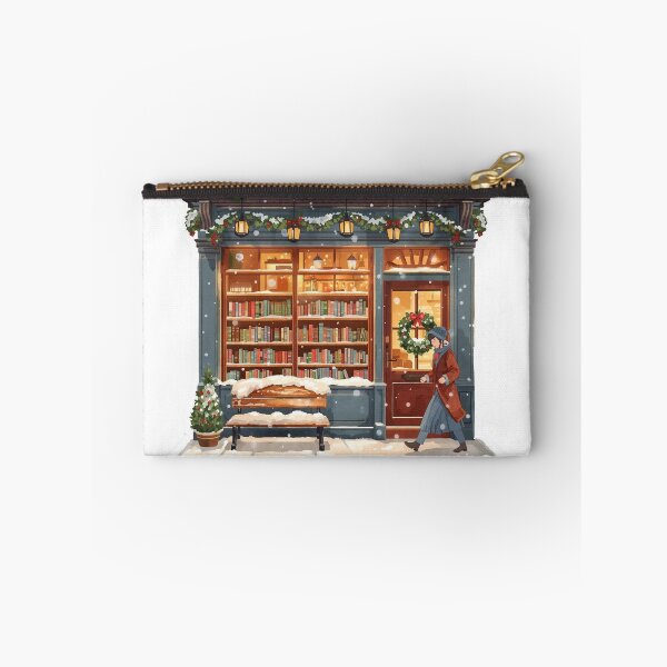 Item preview, Cozy Christmas Bookstore  designed and sold by CozyinTime.