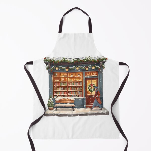 Item preview, Cozy Christmas Bookstore  designed and sold by CozyinTime.