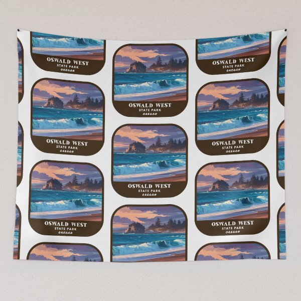 Item preview, Oswald West State Park (Oregon) designed and sold by RabbitK.
