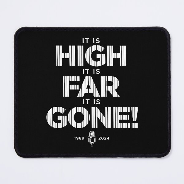 Item preview, It Is High It Is Far It Is Gone Retro Sports Quote Design designed and sold by wallemeg.