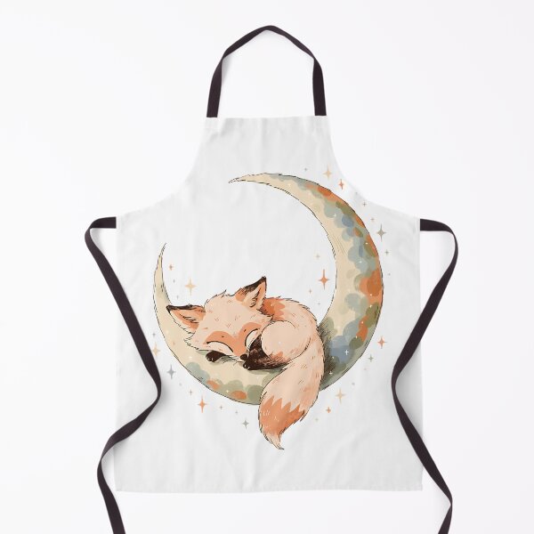 Item preview, Fox Sleeping on a Crescent Moon designed and sold by Neural-canvas.