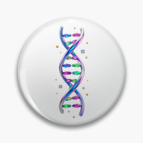 Item preview, Cosmic Molecular Biology - Helix DNA Iridescent Aura designed and sold by Chaoscience.