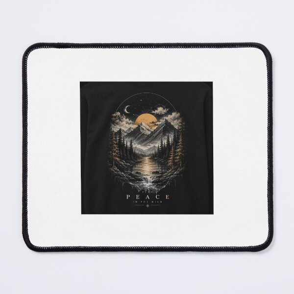 Item preview, Mountain River Nature Sun Landscape designed and sold by DervoTeck2767.