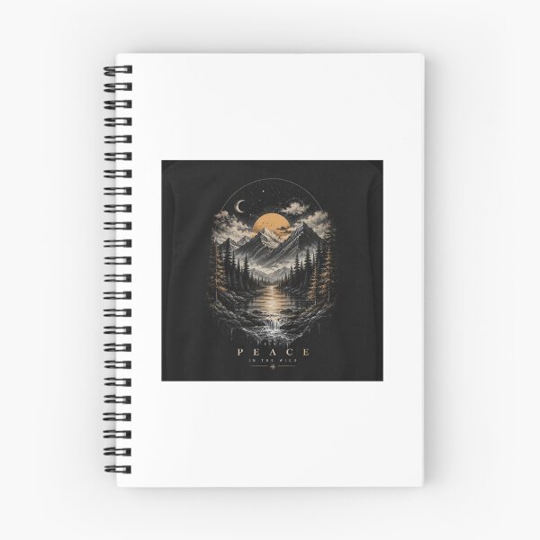 Item preview, Mountain River Nature Sun Landscape designed and sold by DervoTeck2767.