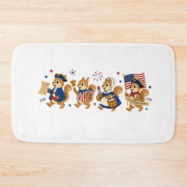 Item preview, USA Semiquincentennial Squirrel Parade designed and sold by PrintanovaDesign.