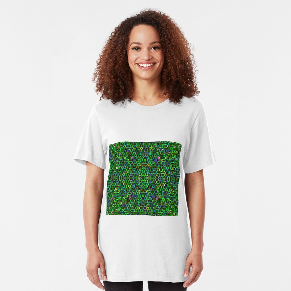 Candy Necklace - Lemonlime Slim Fit T-Shirt