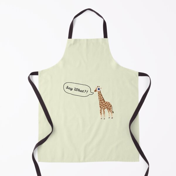 Item preview, Say What Googly Eye Giraffe Stickers Prints Posters Wall Art Magnet Home Coffee Cup Decoration TShirt Stationary Notebook Magnet Hat Kitchen Work School Office Redbubble Shop designed and sold by Saritas Boutique Shop.