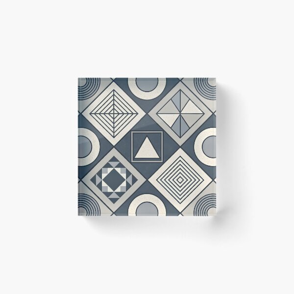 Item preview, Black and white geometric pattern designed and sold by trendspatterns.