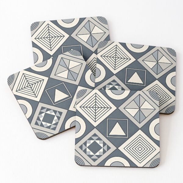 Item preview, Black and white geometric pattern designed and sold by trendspatterns.