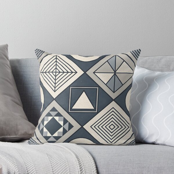 Item preview, Black and white geometric pattern designed and sold by trendspatterns.