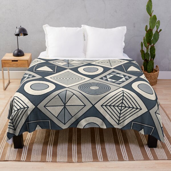 Item preview, Black and white geometric pattern designed and sold by trendspatterns.