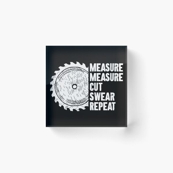 Item preview, Measure Cut Swear Repeat - Cool Handyman Dad Gift designed and sold by zemilrathemi.