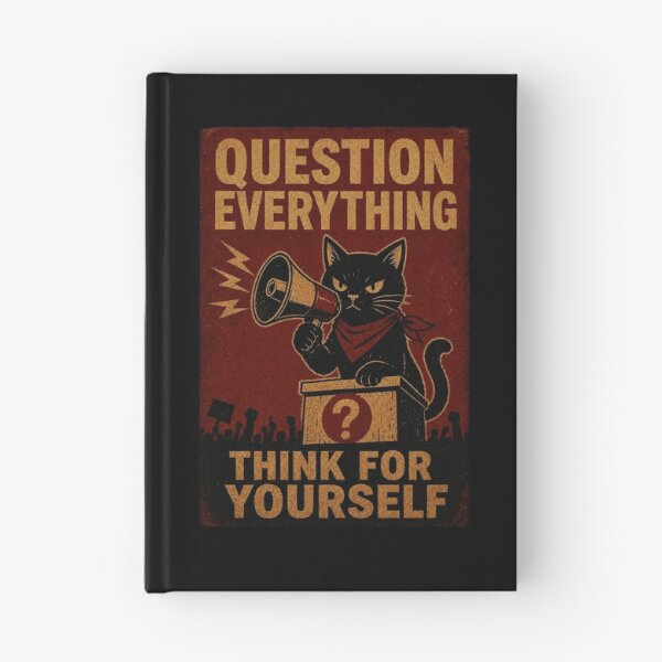 Item preview, Vintage Rebel Cat Poster With Loudspeaker And Independent Mindset designed and sold by Modaozushi216.