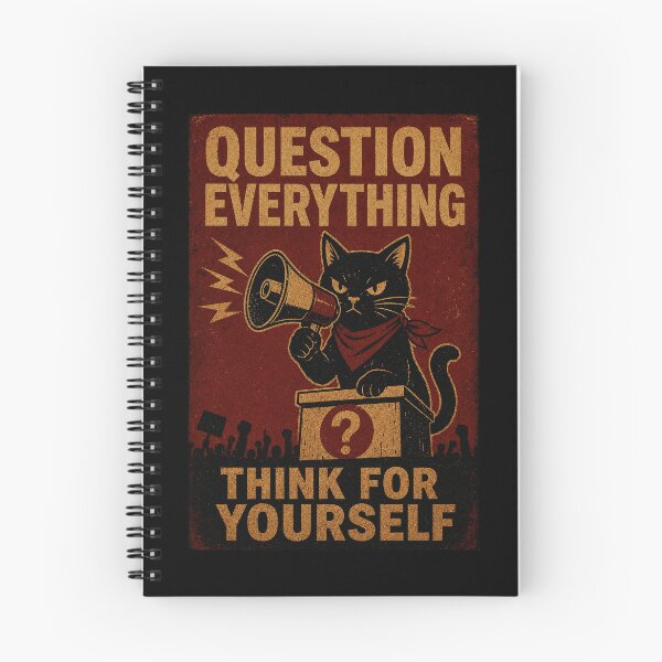 Item preview, Vintage Rebel Cat Poster With Loudspeaker And Independent Mindset designed and sold by Modaozushi216.