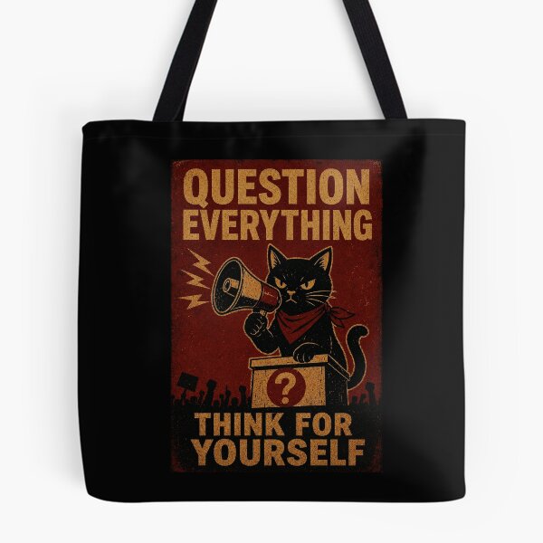 Item preview, Vintage Rebel Cat Poster With Loudspeaker And Independent Mindset designed and sold by Modaozushi216.