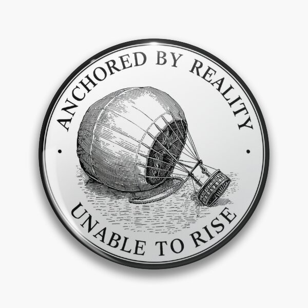Item preview, Anchored By Reality Deflated Balloon | Burnout Aesthetic designed and sold by VENOHA.